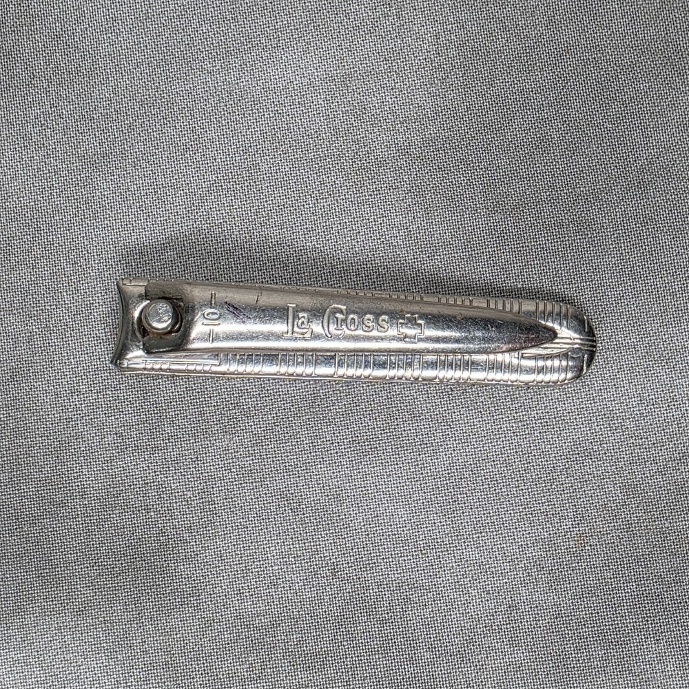 LA CROSS #10 Nail Clippers Vintage